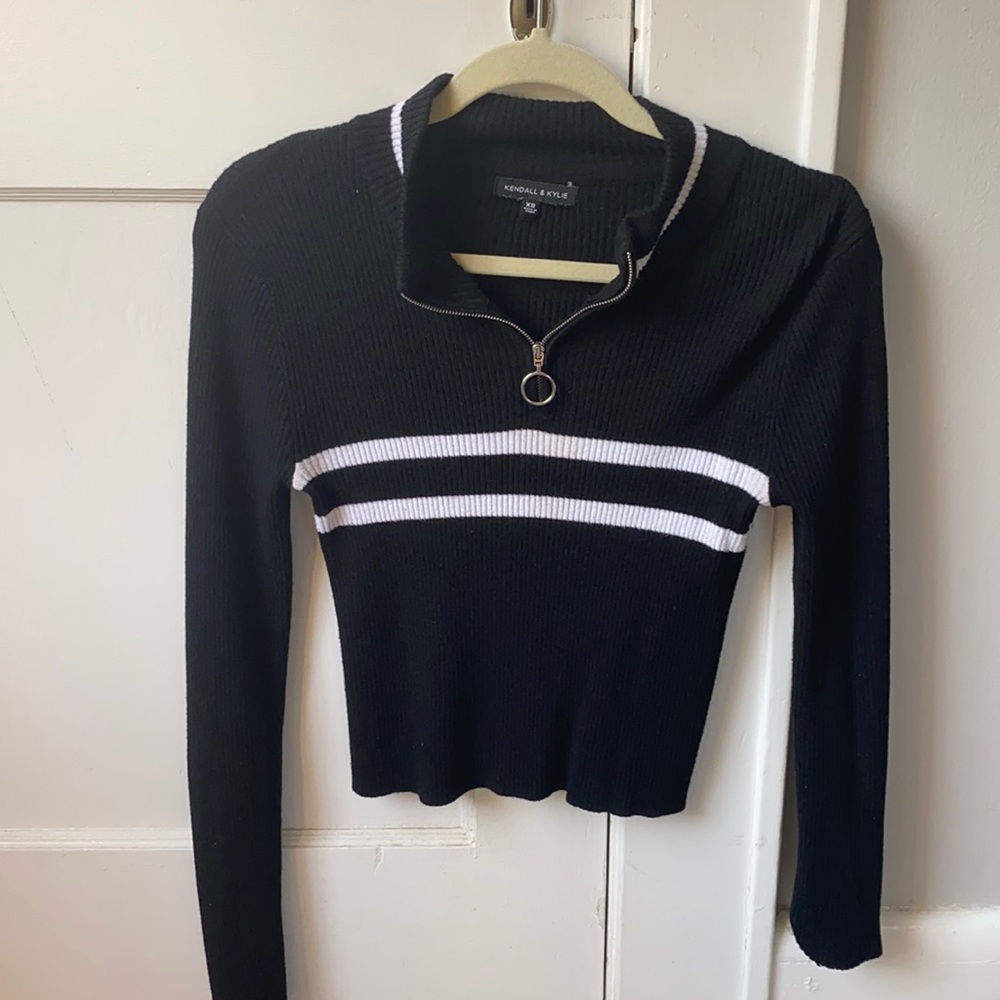 Kendall and Kylie black sweater